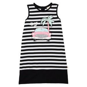 Kate Spade Girls Pink Car Road Trip Stripe Dress